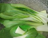 ホッとする味☆チンゲン菜の白和え作り方4写真