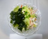 サラダにちょこっとワカメ(*^^)v作り方5写真