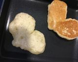 豆腐ホットケーキ。秤いらず！❤︎型クマ型作り方8写真