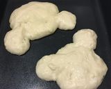豆腐ホットケーキ。秤いらず！❤︎型クマ型作り方16写真