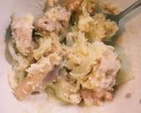 坊っちゃんかぼちゃの♥まるごとグラタン作り方5写真