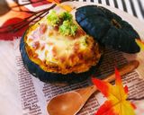 坊っちゃんかぼちゃの♥まるごとグラタン作り方10写真