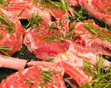 秋のパーティにラムの香草焼き柿ソテー添え作り方2写真