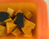 かぼちゃサラダの仮面舞踏会作り方1写真