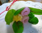 パーティにいかが？食べられる花束作り方8写真