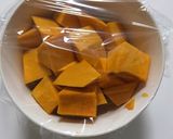 離乳食初期✿かぼちゃペースト✿作り方1写真