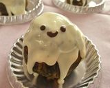 レンジで簡単♪かぼちゃオレオ　おばケーキ作り方8写真