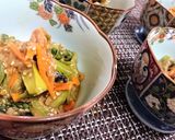 節約★香ばし~【レンコンと鶏皮の金平風】作り方22写真