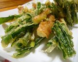ニラとちくわのかき揚げ作り方6写真