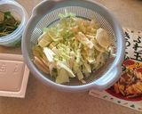 納豆とキャベツのふわ玉炒め作り方1写真