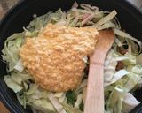 納豆とキャベツのふわ玉炒め作り方5写真