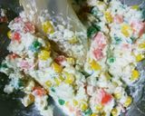 クリームチーズと野菜のスタッフドバゲッド作り方4写真