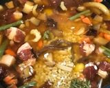 具だくさんで山菜中華炊きおこわ作り方6写真
