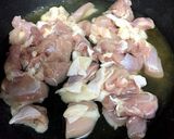 霜降りひらたけと鶏肉のサッと煮作り方3写真