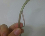 【菜園のレシピ】さつまいもの茎のきんぴら作り方2写真