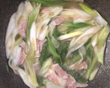 簡単♪ねぎとベーコンのグラタン作り方3写真