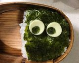 ハロウィンに♡ベロ出しミイラ♡海苔弁♡作り方4写真