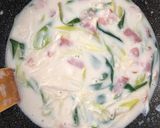 簡単♪ねぎとベーコンのグラタン作り方5写真