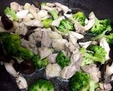 霜降りひらたけと鶏肉のサッと煮作り方5写真