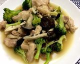 霜降りひらたけと鶏肉のサッと煮作り方7写真