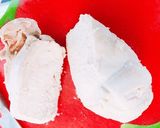 超簡単♬しっとり茹で鶏サラダ♡むね肉で作り方4写真