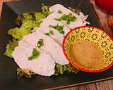 超簡単♬しっとり茹で鶏サラダ♡むね肉で作り方5写真