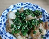 米油でヘルシー☆鶏肉のニラダレ和え作り方6写真