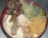 味噌味こんにゃくラーメンでミルク入り鶏鍋作り方5写真