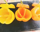.パプリカジャコランタンの切り出し方:)作り方3写真