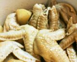 大根と手羽先の煮物★ごま風味作り方4写真
