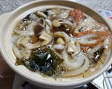 シモフリシメジとシモコシの鍋焼きうどん作り方8写真