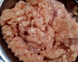鶏つくねのおろし煮作り方1写真