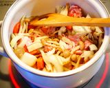 *ごぼうときのこのポークカレー*作り方2写真