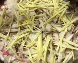 土鍋で炊き込みご飯 豚バラごぼう作り方3写真