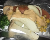 簡単！明太マヨの鮭のホイル焼き作り方4写真