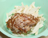 簡単！里芋の梅肉と豚肉の掻き揚げ作り方7写真