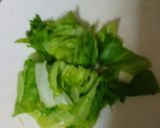 ♥レタスと卵スープ♥作り方1写真
