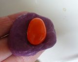 簡単♫薄紫色✿紫芋のスノーボールクッキー作り方12写真