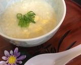 ネギと明太子の中華粥ブラックペッパーがけ作り方1写真