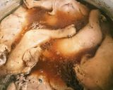 特別な日にも‼骨付きのチキン煮込み焼き作り方5写真
