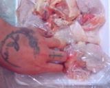 トマト缶で洋風鶏サツマイモ煮作り方1写真