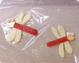 幼稚園　お弁当　秋（赤とんぼ）作り方4写真