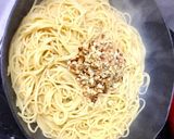 スモークサーモンとナッツオイルパスタ作り方8写真
