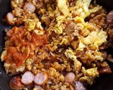 炒り卵入りチキンライス作り方9写真