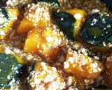 かぼちゃの炒り豆腐そぼろあんかけ作り方8写真