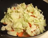 マヨポン漬け鶏むねと野菜の重ね蒸し作り方8写真