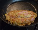 玉子ハムコーンの甘い玉子焼き♡作り方2写真