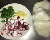 冷凍ご飯で5分！たことしょうがの炒飯作り方1写真