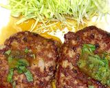 簡単なオニオンポン酢豆腐ハンバーグ作り方7写真