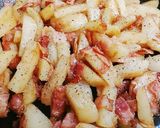じゃがいもとベーコンの醤油バター炒め❤作り方6写真